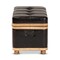 Baxton Studio 31.5 W, 16.9 H, Faux leather"PU 100%"/Firwood/Foam, Dark Brown/Oak Brown 190-11900-ZORO - alternate 4